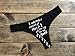 Harry Potter Panties - Harry Potter Thongs - Harry Potter Women's Underwear - I Solemnly Swear That I Am Up To No Good Ladies Black Thong