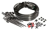 Rain Bird WTRKT Drip Irrigation Container Watering Kit, Connects to Faucet, 1/4" Drip Tubing