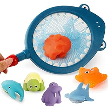 water babies rubber fish toy
