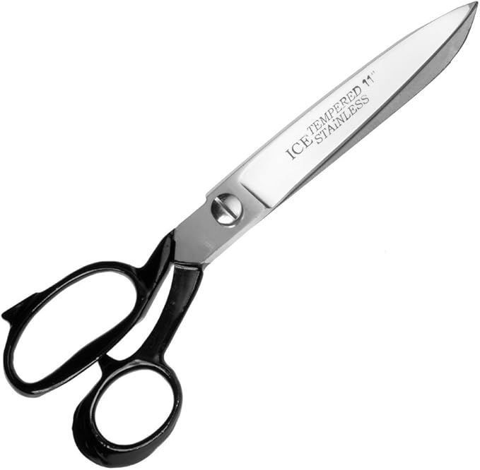 Textile Scissors Dressmaking Scissors Tailoring Shears 11 Inches / 27,5 cm ChromePlated