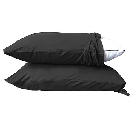 Buy 2 Pack Universal Jersey Pillowcase One Size Pillow Cases Fit