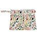 Damero 3pcs Pack Wet Dry Bag for Cloth Diapers Daycare Organizer Bag, Jungle