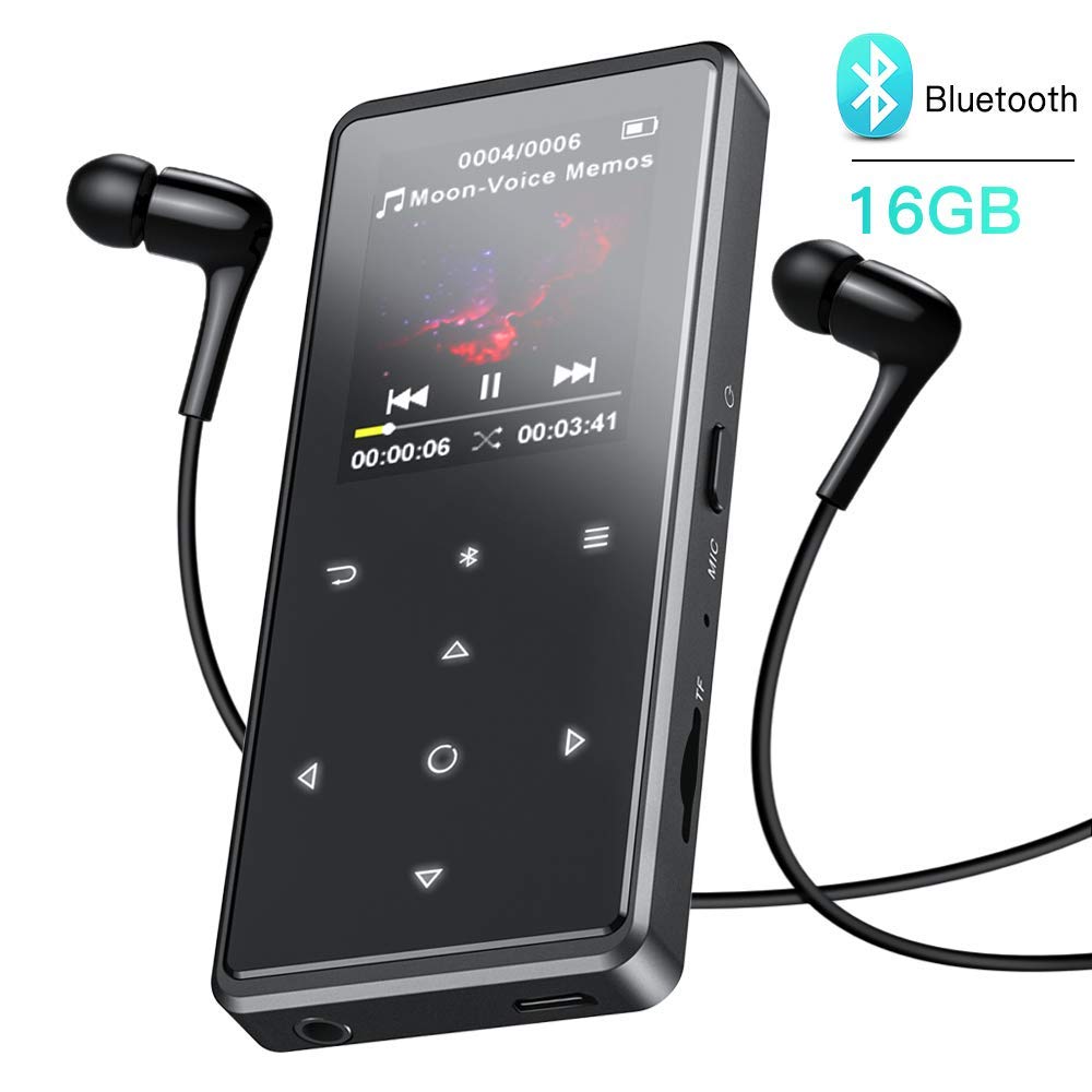 AGPTEK 16GB Bluetooth Mp3 Player, Portable HiFi Amazon.in Electronics