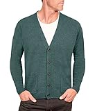 Wool Overs Men's Lambswool V Neck Cardigan