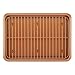Ayesha Curry Nonstick Bakeware Set with Nonstick Cookie Sheet / Baking Sheet and Cooling Rack - 2 Piece, Copper Brown