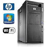 HP Z800 Workstation - Intel Xeon 3.47GHz X5690 HEX Core, 24GB DDR3, 2x NEW 1TB HDD, Windows 7 Pro 64-Bit, WiFi, DVDRW, NVIDIA Quadro 600 (1x Display Port, 1x DVI-I)