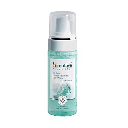 himalaya lemon foaming face wash