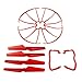 Coolplay® Spare Parts Main Blade Propeller Protectors Blades Frame Landing Skid Included Mounting Screws Replacement for Syma X5 X5C X5C-1 RC Quadcopter