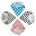 Baby Gifts Bandana Drool Bibs With Snaps For Boys And Girls Premium Dribble & Teething 100% Organic Cotton Absorbent Best As Baby Gift Shower Set 4 Pack Included Free Bonus Bag and Ebook By BabyClub