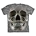 The Mountain Men's Big Face Skull T-Shirt Grey L