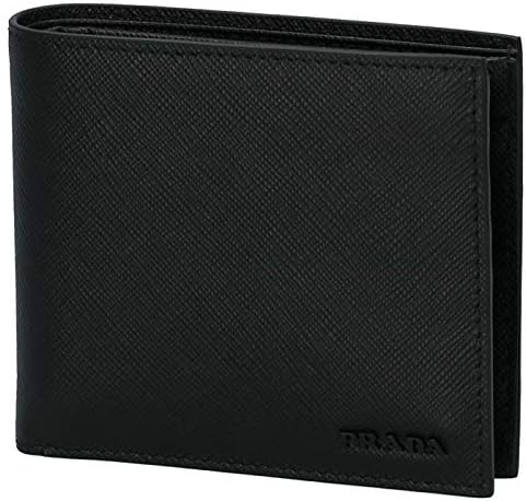 Amazon Prada プラダ メンズ 財布 二つ折り サフィアーノ 小銭入れ有り メンズ 二つ折り財布 2mo738 Zlp 002 並行輸入品 財布