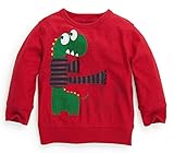 Fiream Boys' Cotton Crewneck Solid Long Sleeve T-shirt