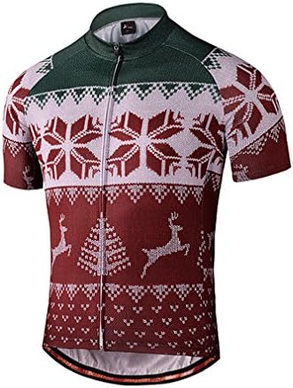 Nawing Cycling Jersey Men Love Christmas Quick Dry Mens Bicycle Clothing Shirt