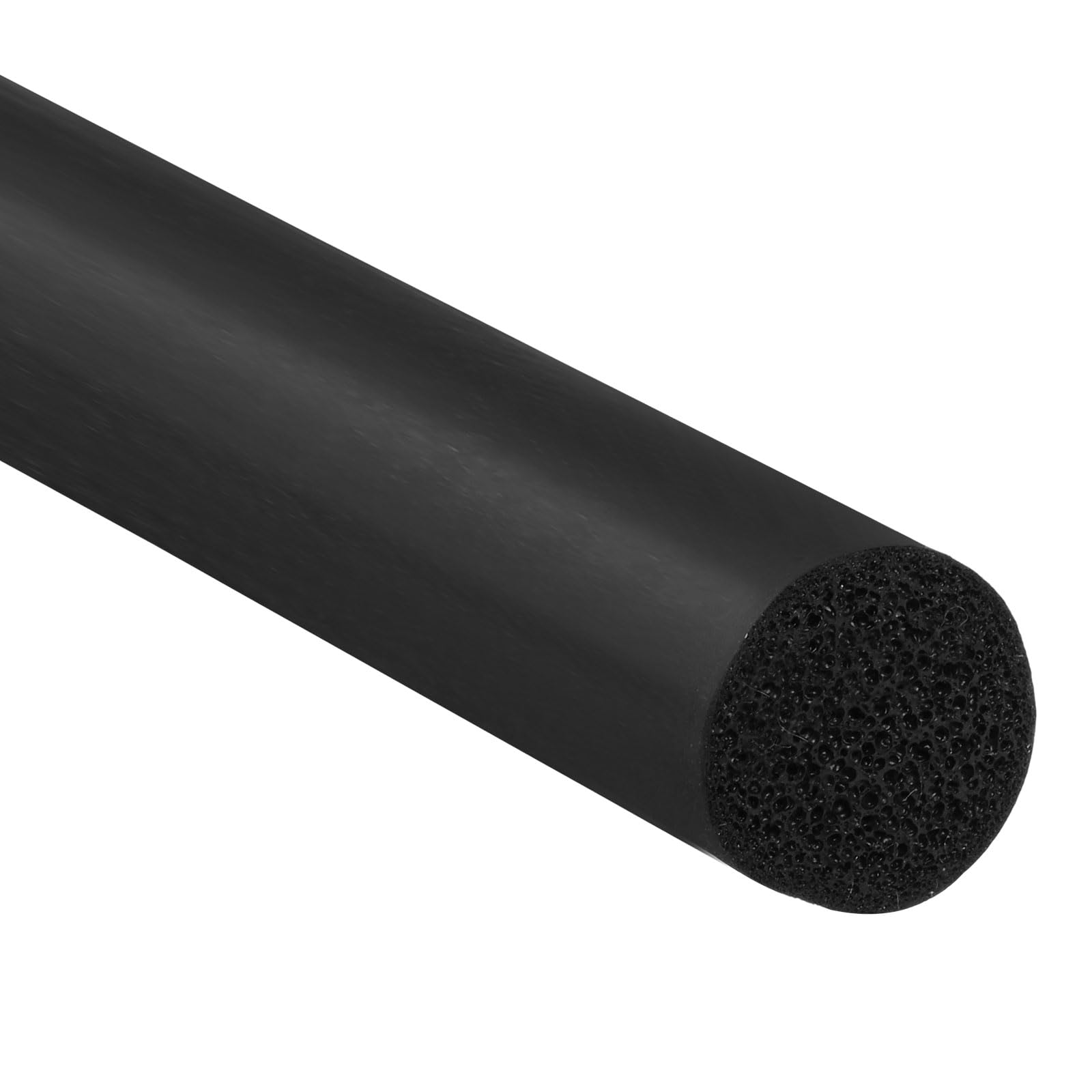 PATIKIL 15/32 Inch x 16.4 Feet Backer Rod, Foam Rope Caulk Crack Joint Filler Roll Seal Weather Strip for Home Construction, Black