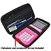 Khanka Stroage Case for Texas Instruments TI - 84 Python/TI-83 Plus/TI-84 Plus/TI-84 Plus CE Color Graphing Calculator, Case Only (Black)