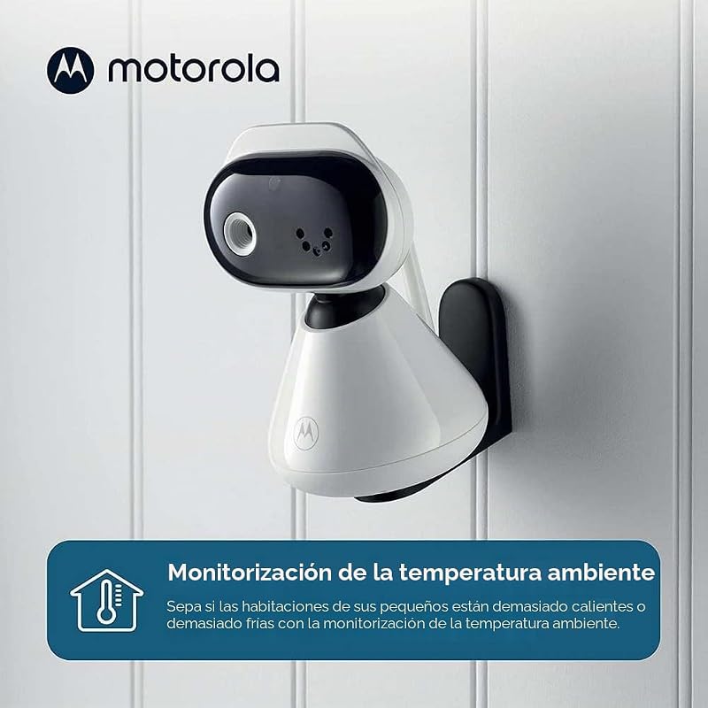 PIP1200 Vigilabebés con Cámara, Unidad de Padres de 2,8 pulgadas, Comunicación Bidireccional, Temperatura Ambiente, Visión Nocturna por Infrarrojos, Alcance de 300 m