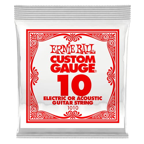 Ernie Ball Regular Slinky Nickel Wound E-Gitarrensaiten, 6er-Pack, Staerke 10-46