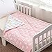 UOMNY Crib Comforter Quilts for Girls - 36x48 Inch 100% Cotton 1 Pack Baby Comforter for Crib Bedding Set owl Pattern