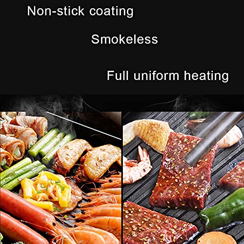 Multifunctional Electric Hot Pot Grill, Indoor Korean BBQ Grill/Self Heating Hot Pot, Nonstick