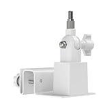 Holicfun Universal Solar Panel Gutter Mount for Ring, Arlo, Eufy, Wyze, Reolink Solar Panels and More (White)