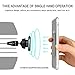 IKOPO Universal Magnetic Car Phone Holder,Car Mount Suitable for iPhone X 8/7/7Plus/6s/6Plus, Galaxy S6/S7/S8, Google Nexus, LG, Huawei and More Smartphones(Gray)