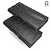 Galaxy S6 Holster, CellBee Galaxy S6 / Galaxy S6 Edge Premium PU Leather Pouch Carrying Case with Belt Clip Belt Loops Holster (Perfect Fits with Otterbox Commuter / Defender Case on Lifeproof Case on) (Classic Flavor)