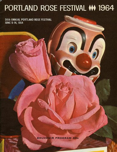 56TH ANNUAL PORTLAND ROSE FESTIVAL JUNE 5-14, 1964 SOUVENIR PROGRAM. [ Includes the four-page FIRST ANNUAL PORTLAND ROSE MUSIC FESTIVAL PROGRAM with Pat Boone Guest Artist and Doc Severinsen Guest Instrumentalist ]