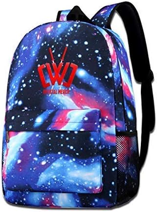 Vixerunt Fashion Starry Sky School Backpack, CWC Chad Wild Clay Ninja Travel Backpack Shoulder Daypack for Kids Boys Girls