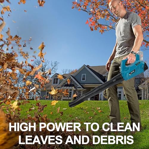 Waitley Leaf blower for Makita battery 18 V (297 km/h air speed, powerful, speed control, without battery and charger)