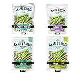 Calbee Snapea Crisps, Four Flavor Variety (Pack of 4)