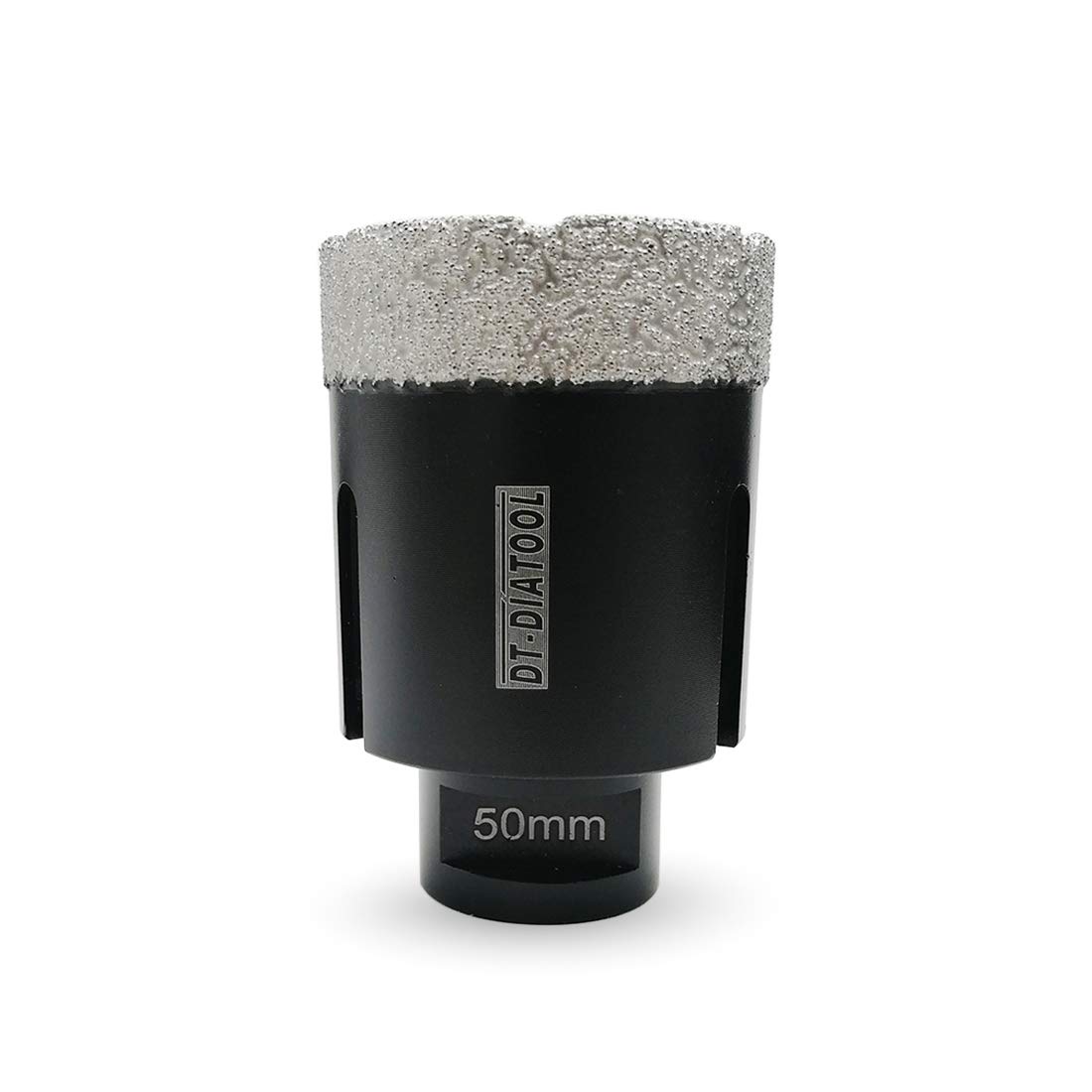 DT-DIATOOL Diamond Drill Bit 50mm Hole Saw for Dry Drilling Tile Porcelain Marble Ceramic Granite 75mm Length