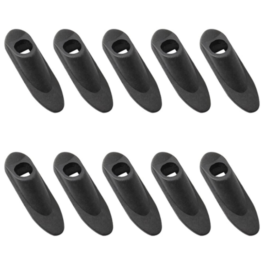 QCVENL 10 Pieces Bike Cable Pipe Clamp Grommets Brake Shifter Line Single Hole Housing Fixed Device Embedded Buckle Cable Wire Tube Clamp