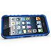 iPod Touch 6th 5th Generation Case with Kick Stand, Hybrid Heavy Duty Cover, Slim Fit Rugged Bumper Cases with Kickstand for Apple i Pod Touch 6 th 5 th (Blue with Stand)