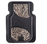 Ducks Unlimited Mossy Oak Camo Trim to Fit Floor Mats (Mossy Oak Blades Camo, Durable PVC Rubber, Set of 2)