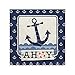 Big Dot of Happiness Ahoy Nautical - Party Tableware Plates, Napkins - Bundle for 16