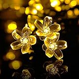 Qedertek Chritmas Solar String Lights, 21 ft 50 LED