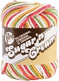 Lily Sugar 'n Cream 100% Cotton Yarn - Ombre ~ MANGO MADNESS # 2626 ~ 2 oz./57 g.