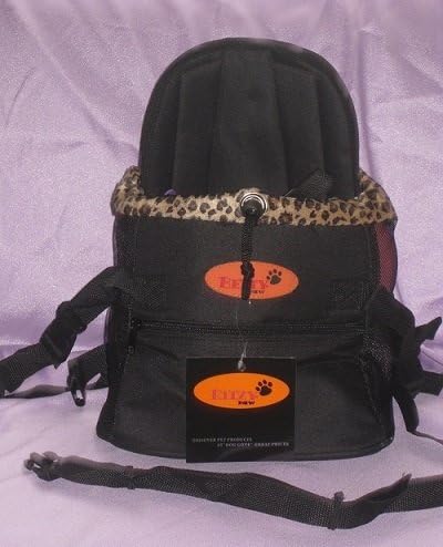 Dog Carrier Front Pack for Dogs Comfortable Front Carrier, Medium, Black