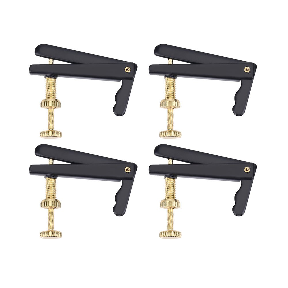 Tomotato 3/4 4/4 Cello String Fine Tuner Change Cello String Adjusting Fitted Replacement Musical Accessory Black String Adjuster Adjustable Strings