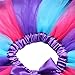 traderplus Baby Girls Colorful Layered Dance Outdoor Rainbow Tutu Skirt (Large 7-9 Years, A)