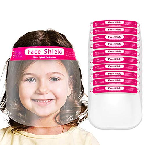 NMSLCNM Kids Protective Face Shield, Safety Full Face Clear Visor Face