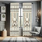 Ambesonne Southwestern Window Curtains, Vintage