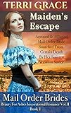 Maiden's Escape - Accused & Afflicted Mail Order Bride Snatched From Certain Death By Her Smitten We by Terri Grace