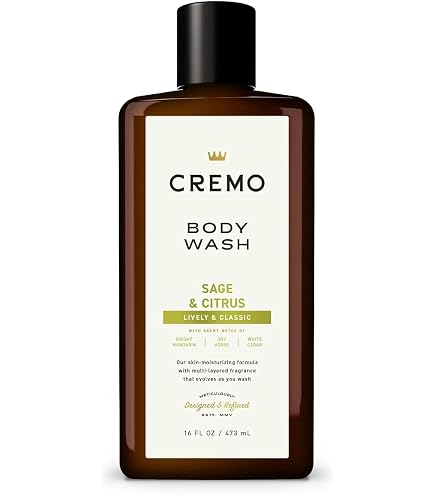 Amazon.com : Cremo All Season Body Wash, Sage & Citrus, 16 fl oz