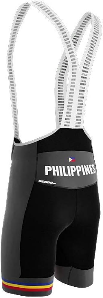 Philippines Code Cycling Pro Bib Shorts Bike for Men: Clothing