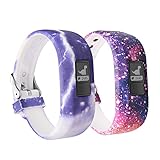 BeneStellar 12 Colors for Garmin Vivofit JR Bands With Secure Watch Clasp Silicone Replacement Bands for Garmin Vivofit JR （for Kids） 
