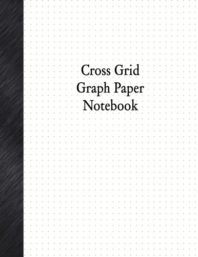 Cross Grid Graph Paper Notebook: 1/4