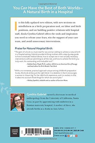 Natural Hospital Birth 2nd Edition The Best Of Both Worlds By Gabriel Cynthia Amazon Ae