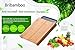 Premium Bamboo Wood Cutting Board with Melamine Tray,Organic Eco Friendly Tray for Kitchen Easy Waste Removal & Faster Food Prep Time -Best Anti-microbial Chopping Board, FDA Approved-15X10 inch