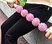 LILUOE Fascia and Cellulite Blaster Remover Muscle Roller with 5 Balls Fat Blaster Stick (Pink)